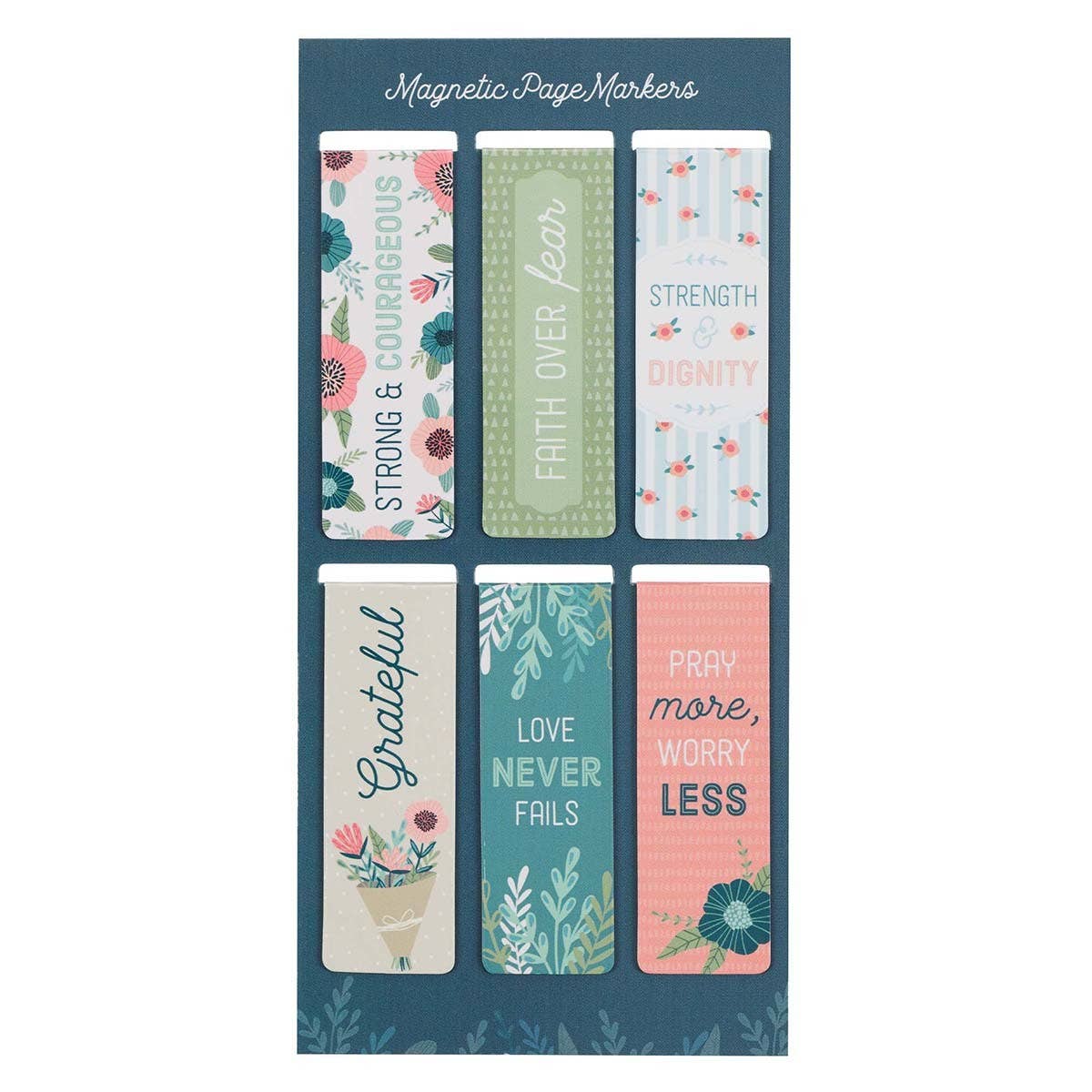 Magnetic Bookmarks | Floral Garden