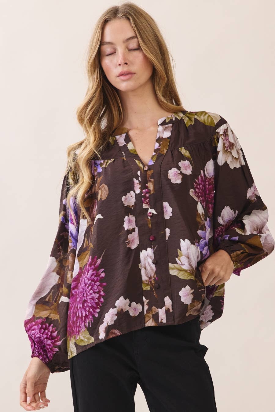 Floral Print Blouse
