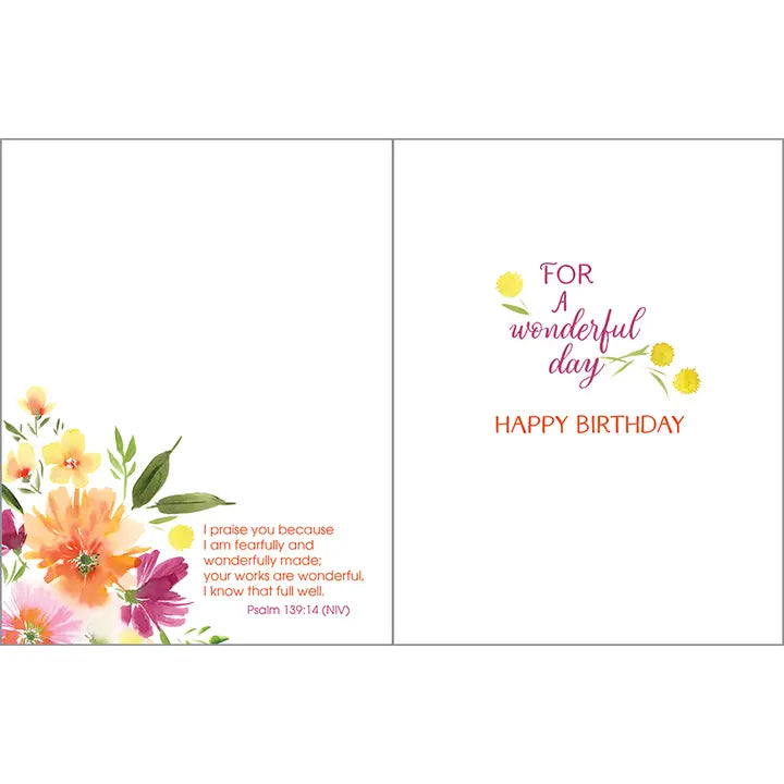 Birthday Card | Joyful Flowers