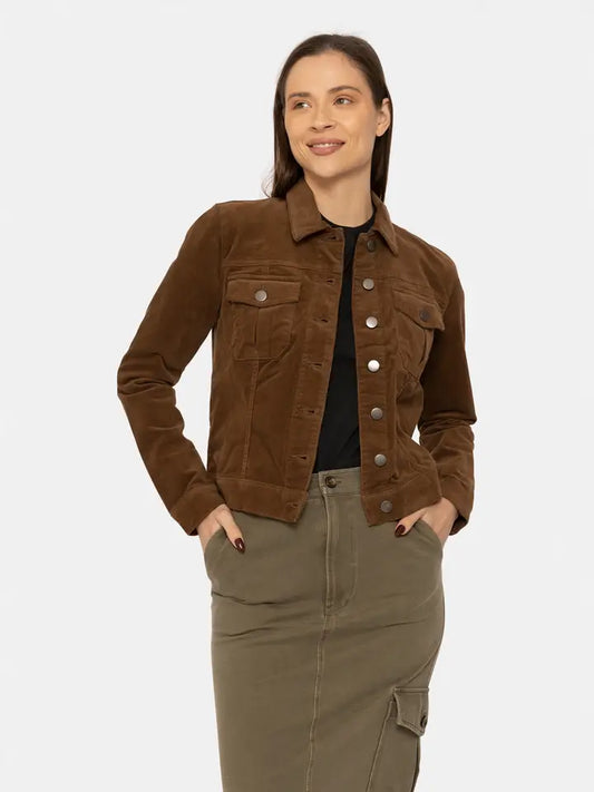 Slim Fit Corduroy Jacket