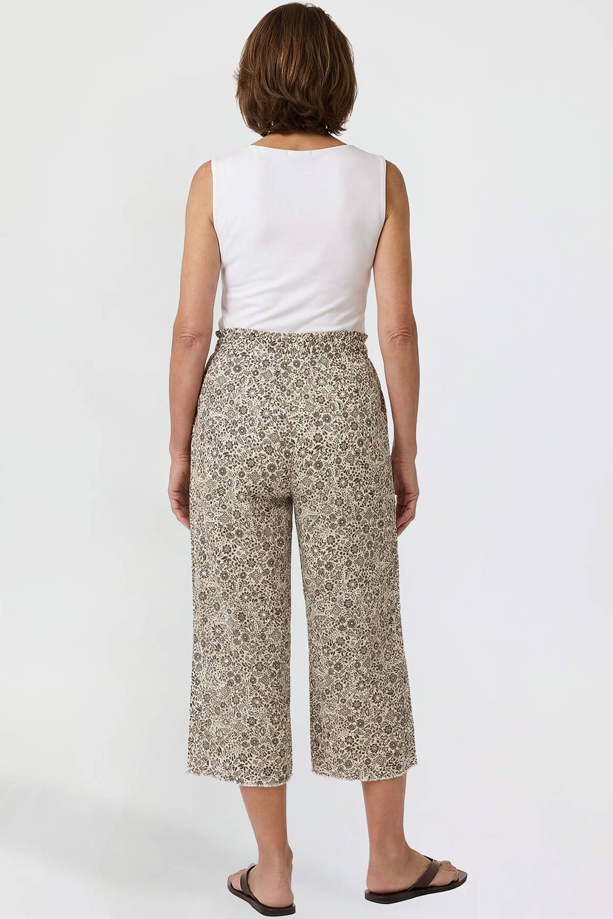 Linen Capri Pant