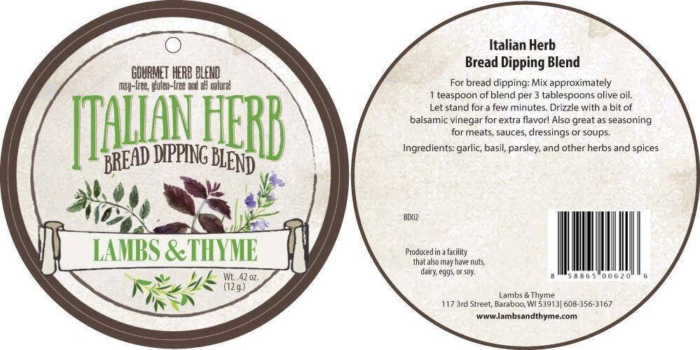 Herb Blend Dip | Italian Herb Bread