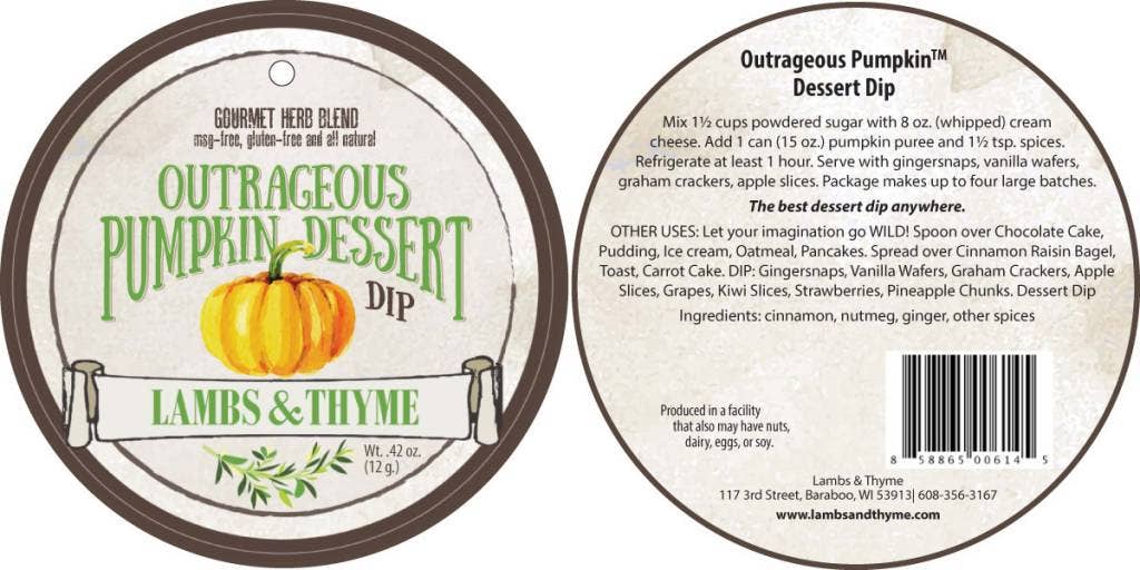 Herb Blend Dip | Outrageous Pumpkin