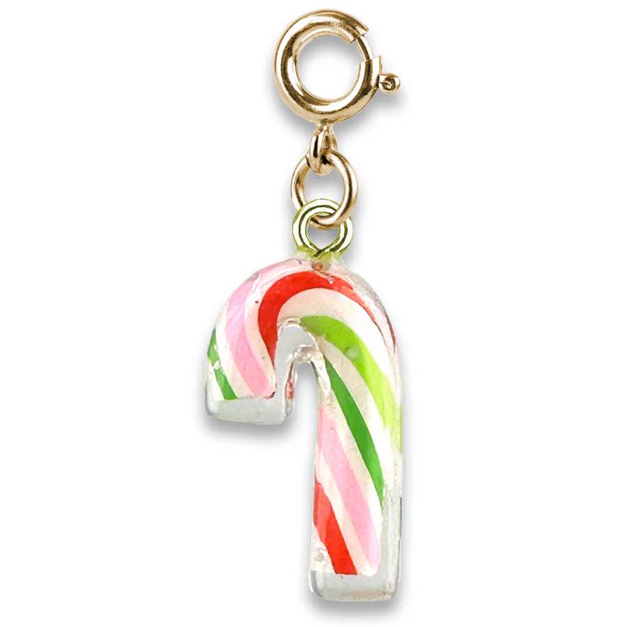 Gold Candy Cane Charm