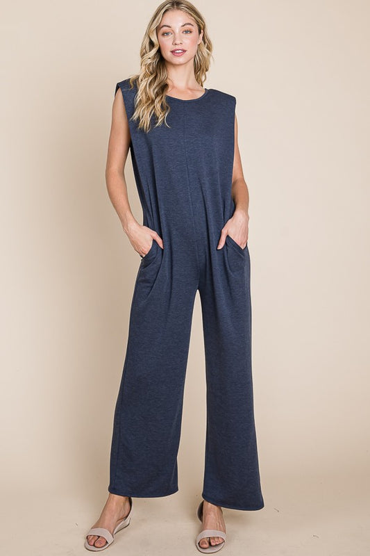 Knit Jumpsuit | Navy