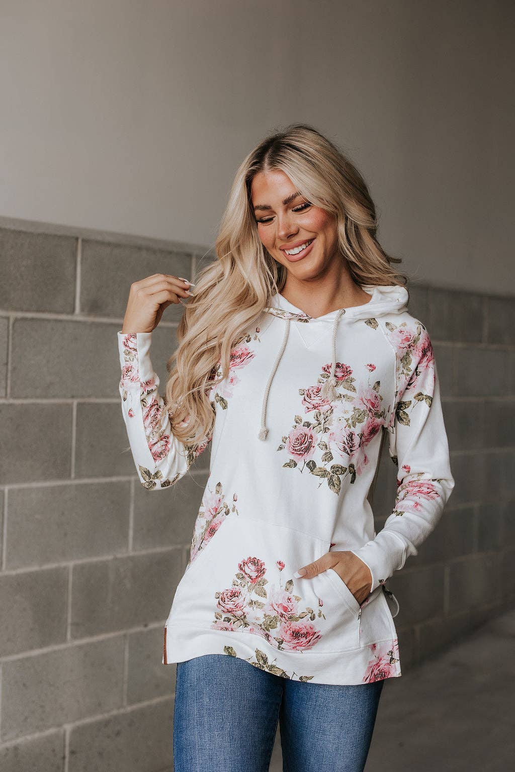 Floral Hoodie