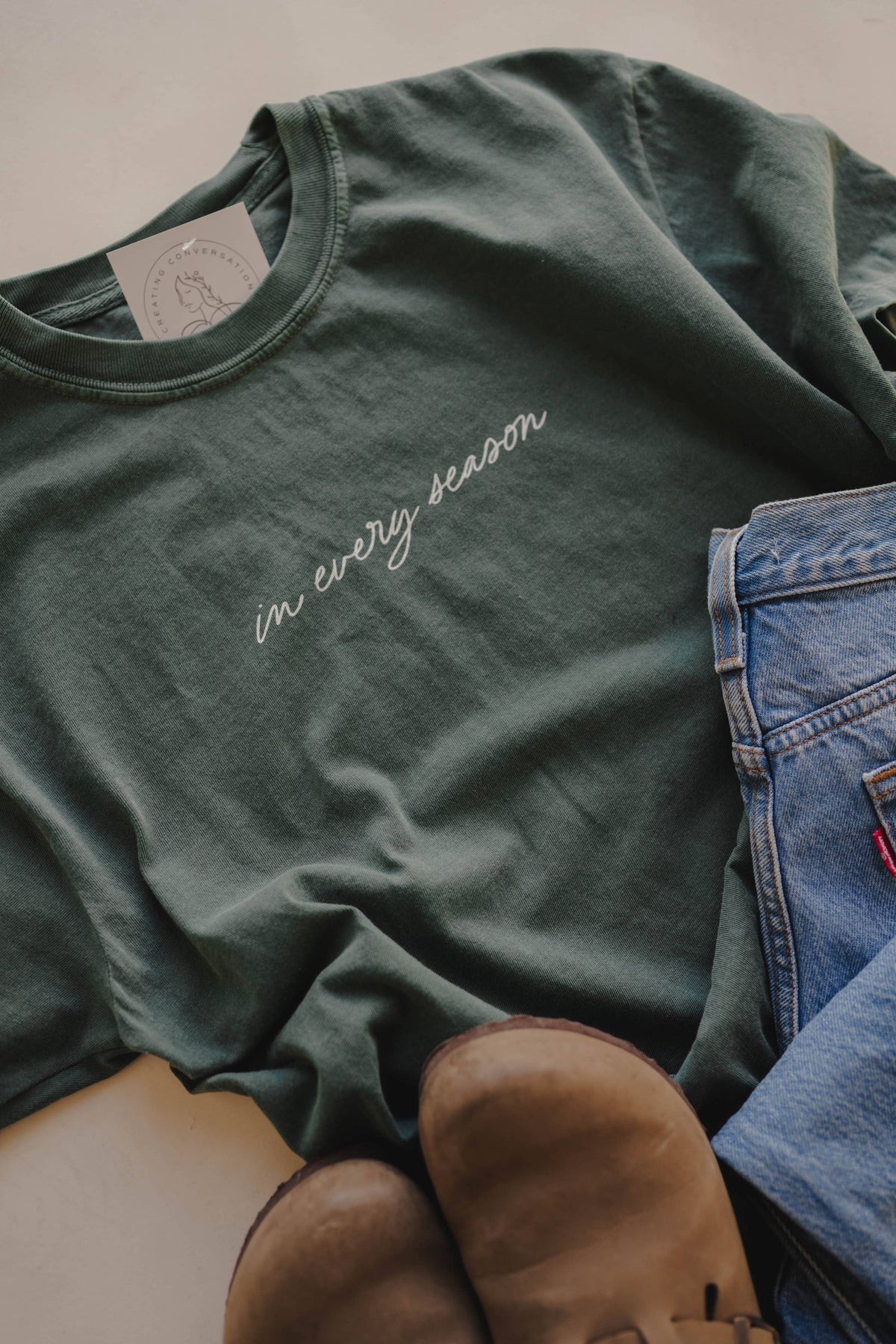 In Every Season Tee | Blue Spruce