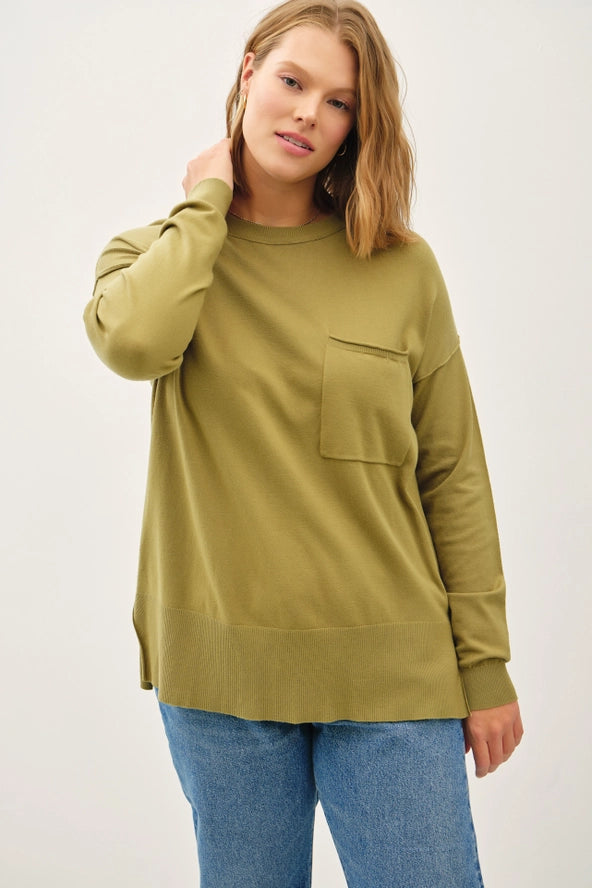 Oversized Side Split Sweater