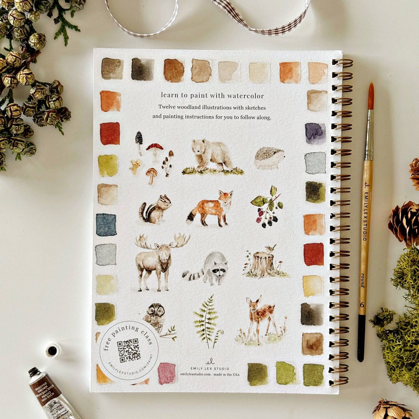 Watercolor Workbook | Woodland