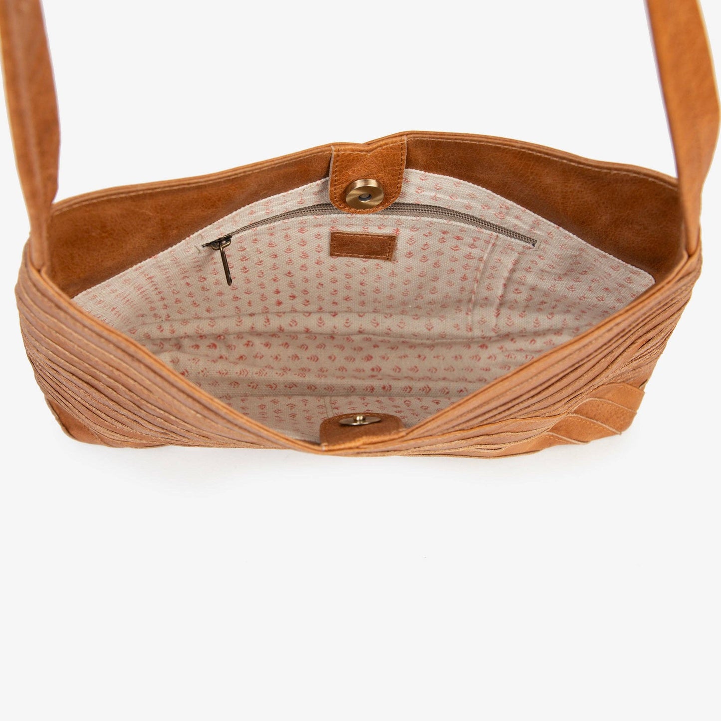 Crisscross Handbag | Camel