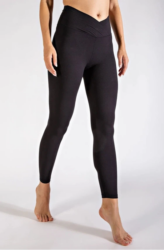 Butter V-Waist Leggings | Black