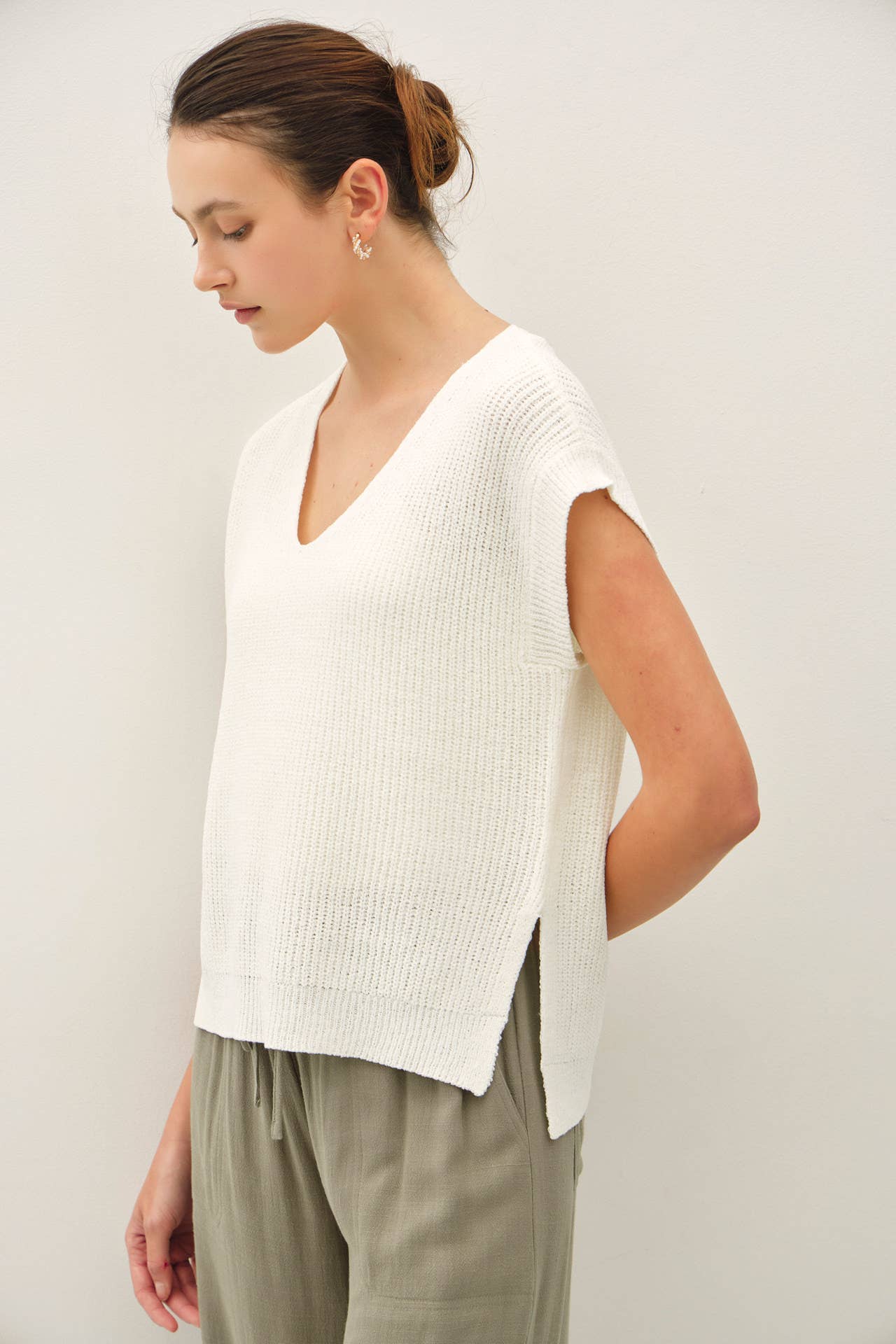 Lightweight Dolman Sweater | Off-White