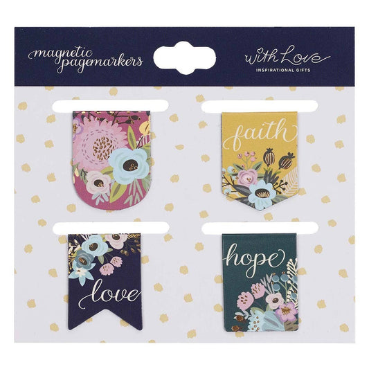 Magnetic Bookmarks | Faith, Hope, Love