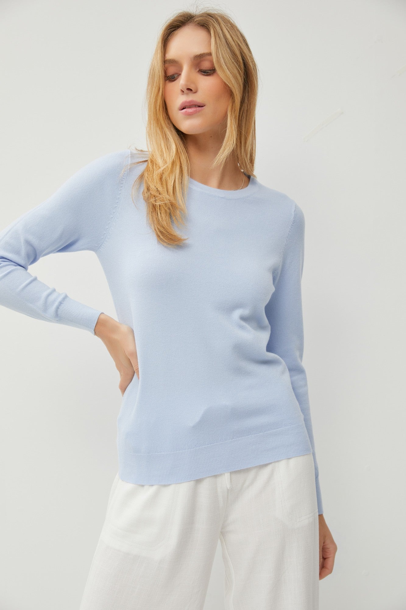 The Classic Sweater | Chambray