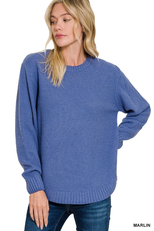 Round Hem Sweater | Marlin