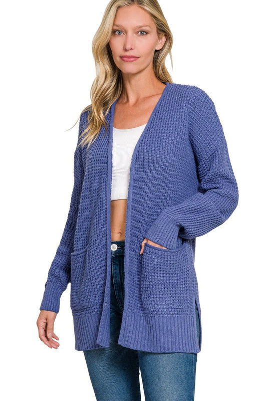 Waffle Cardigan | Marlin