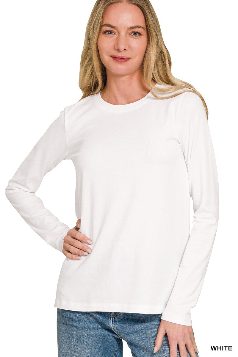 Crew Neck Long Sleeve T-shirt