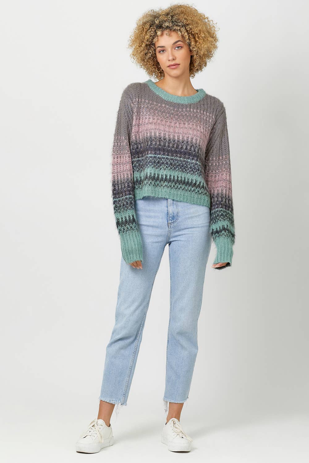 Color Gradation Sweater