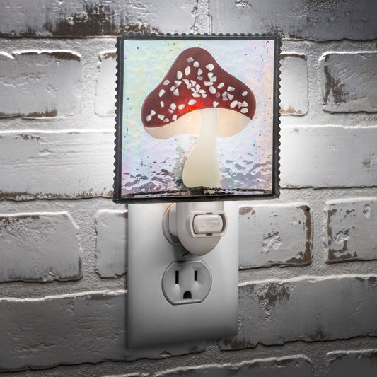 Mushroom Glass Night Light
