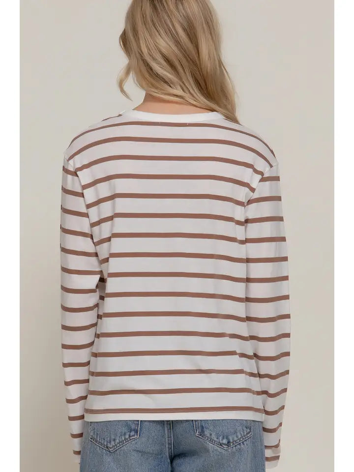 Long Sleeve Stripe Tee