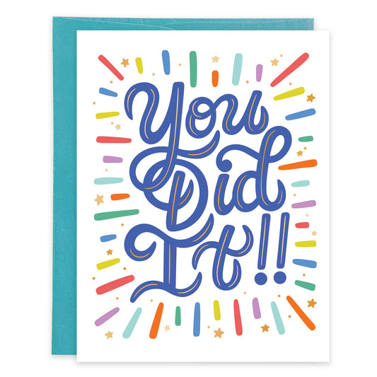 Congratulations Card | You Did It!!