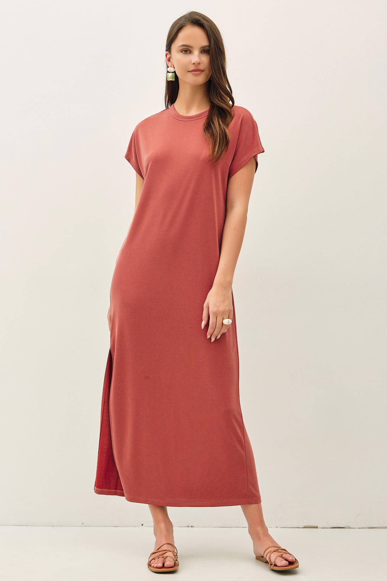 Cap Sleeve Maxi Dress