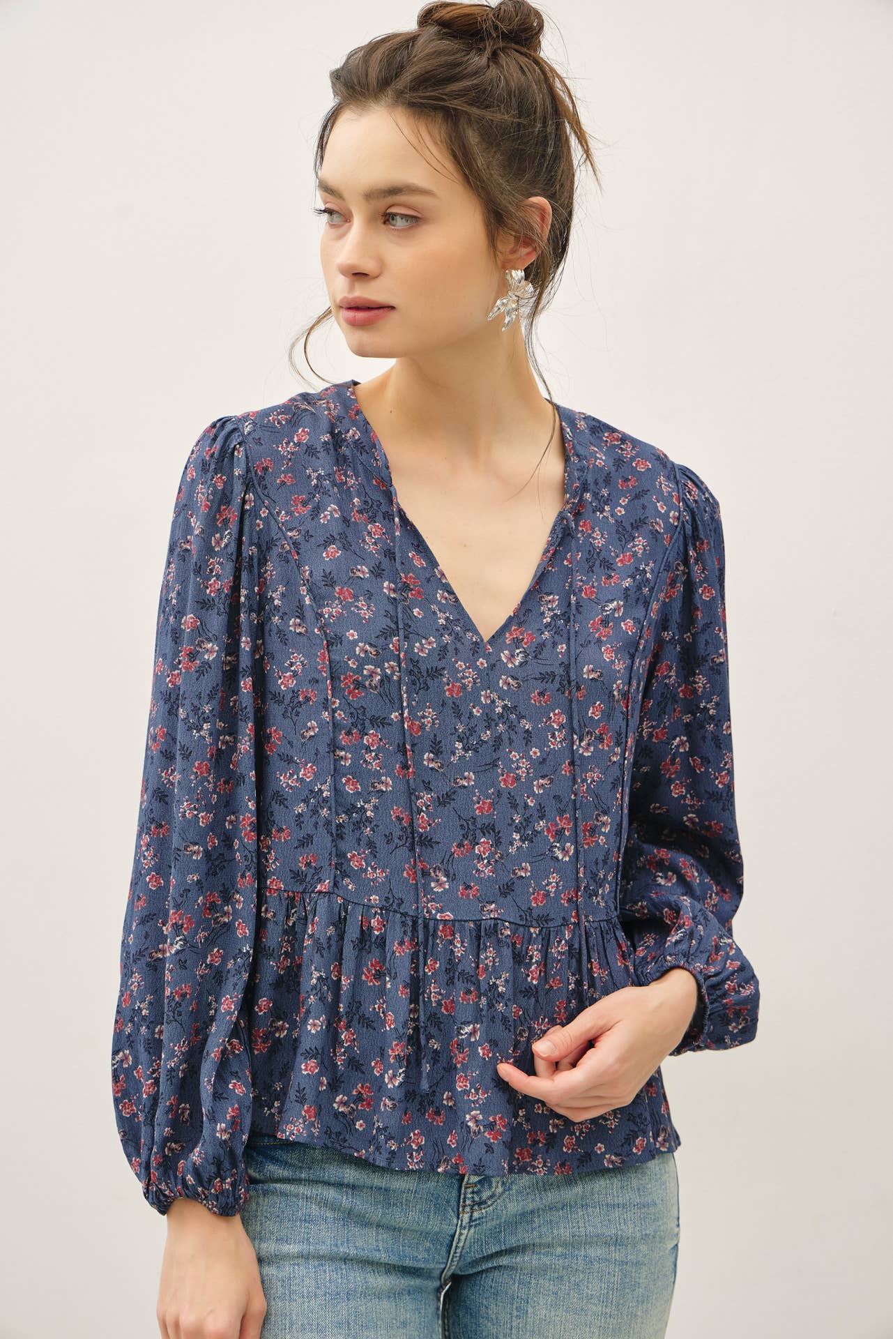 Floral Chiffon Blouse