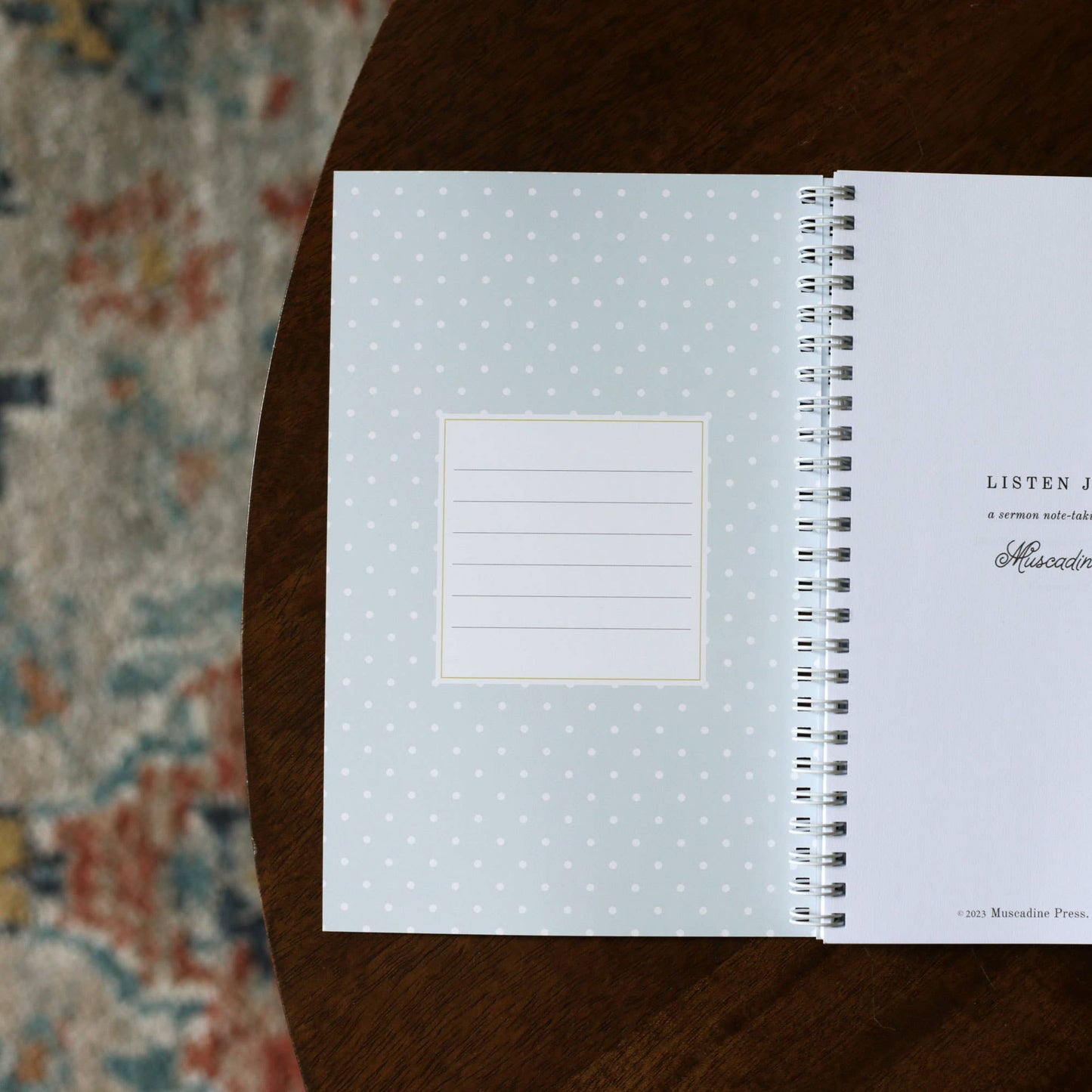 Sermon Notebook, Marigold Floral