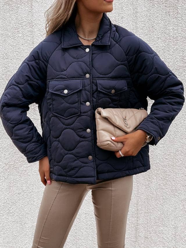 Quilted Cotton-Padded Jacket