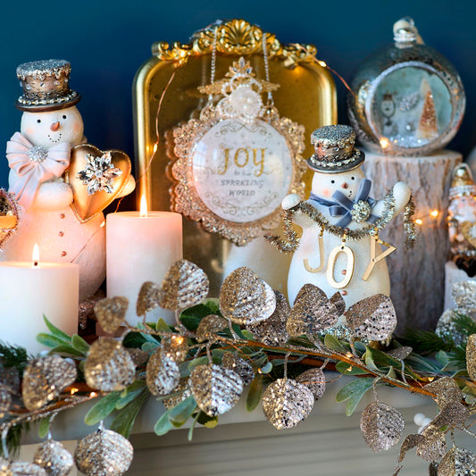Snowman Joy Sparkle Figure