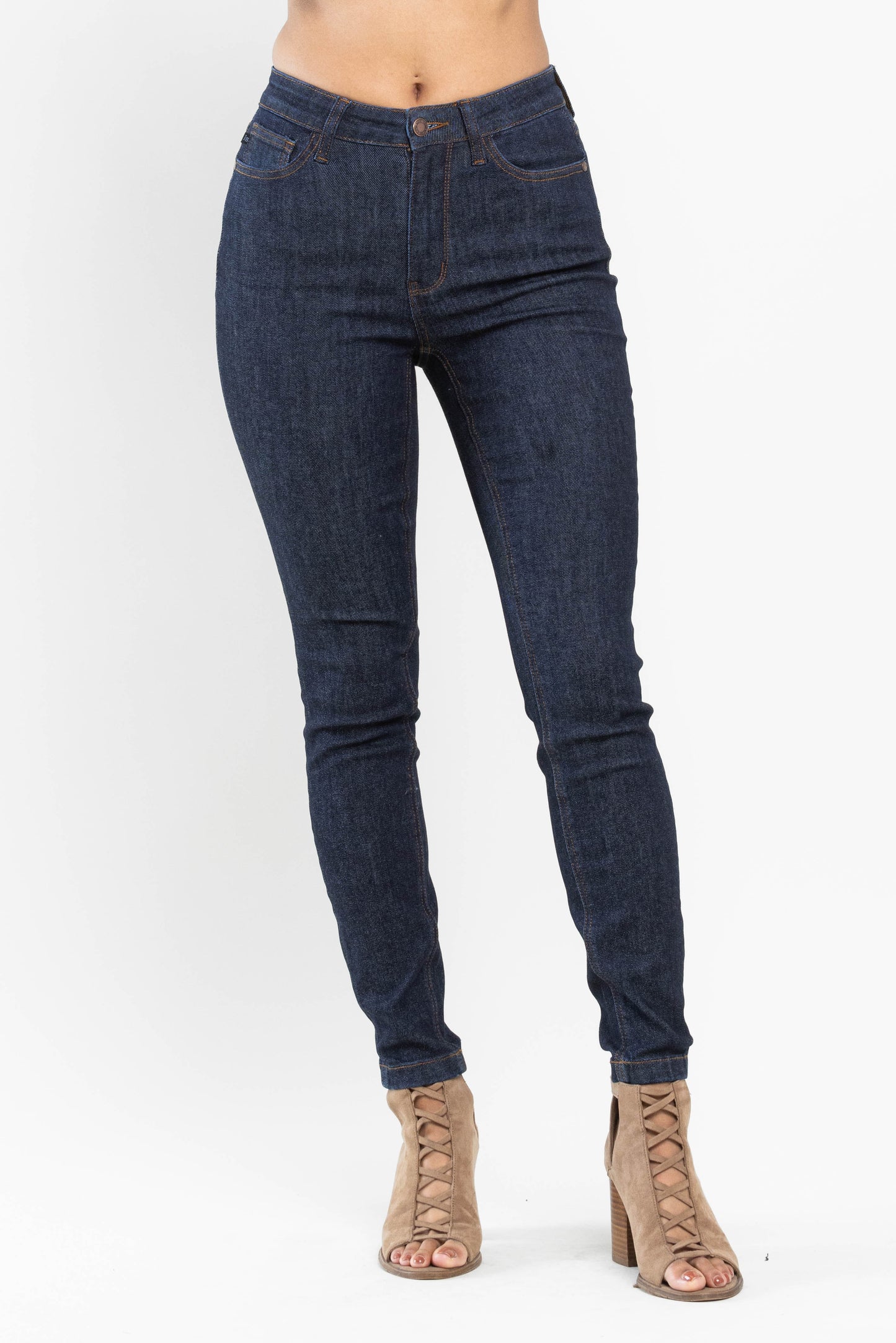 Hight Waist | Skinny | Back Pocket Embroidery Jeans