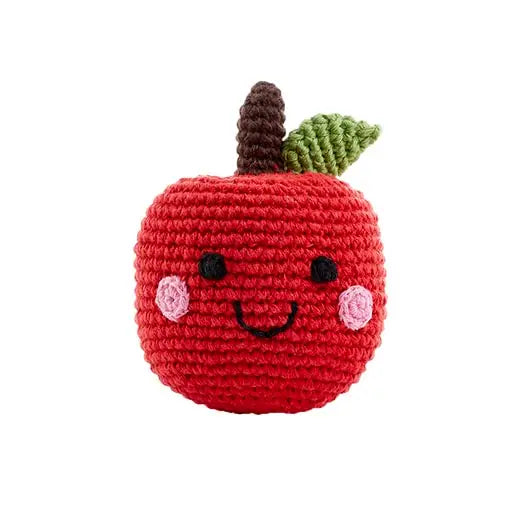 Friendly Fruit Rattles | Apple