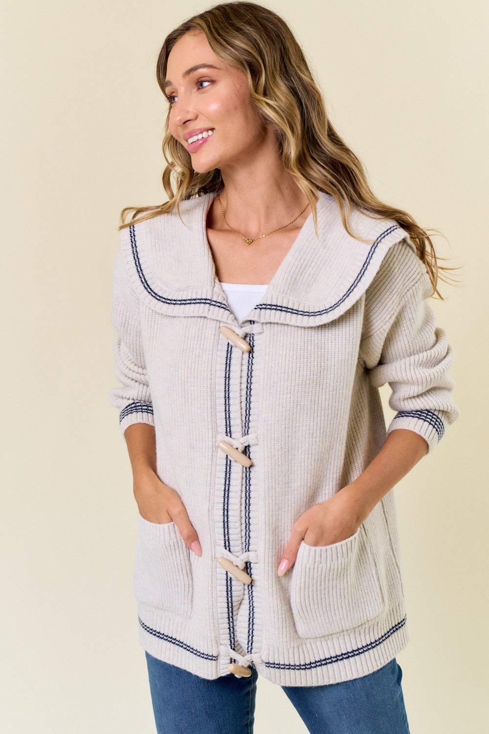 One Size Toggle Sweater