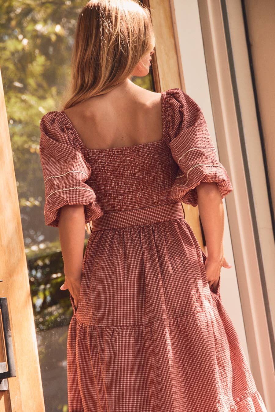 Textured Midi Dress