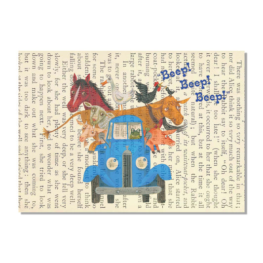 Little Blue Truck Print