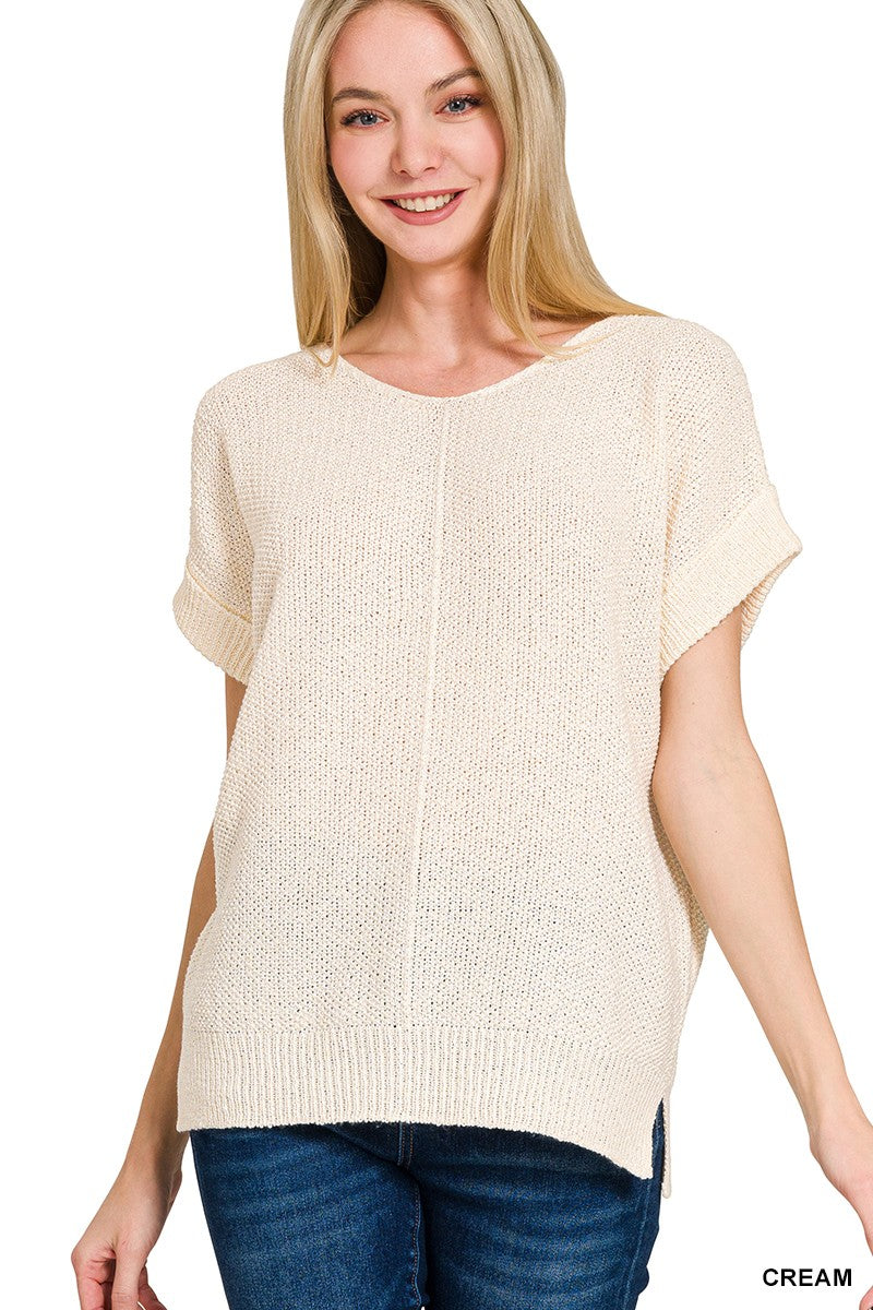 Short Sleeve Sweater