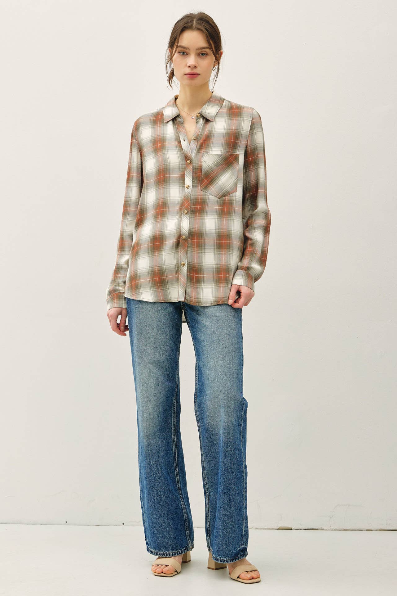 Plaid Button Down