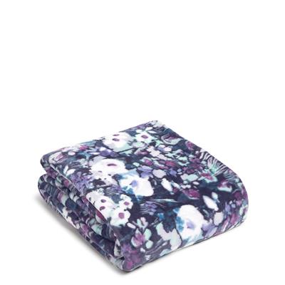Plush Throw Blanket  |  Artist's Garden Purple