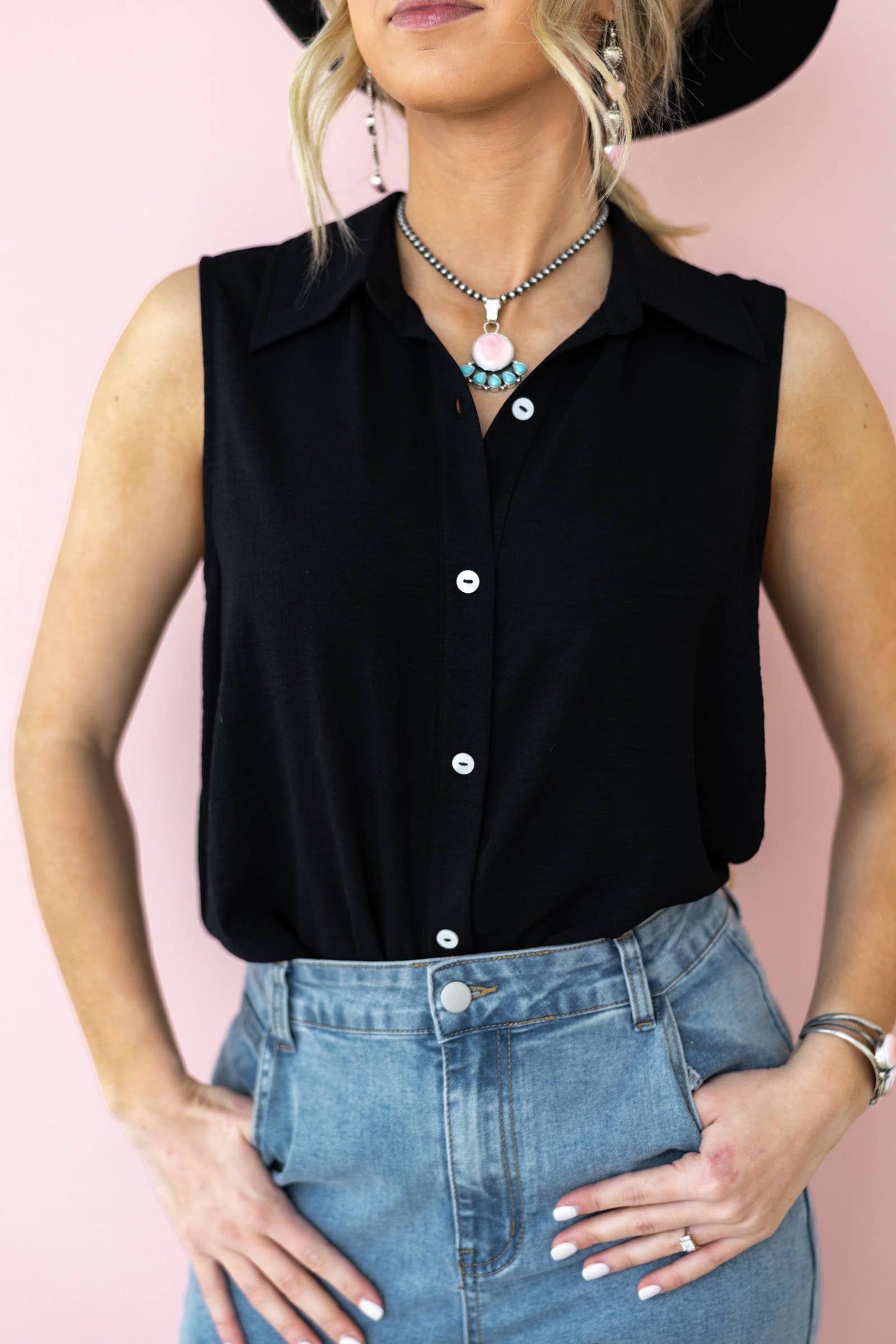 Button Down Blouse