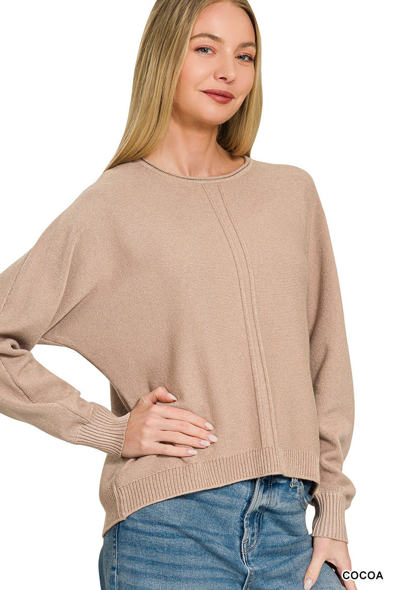 Super Soft Front Seam Sweater