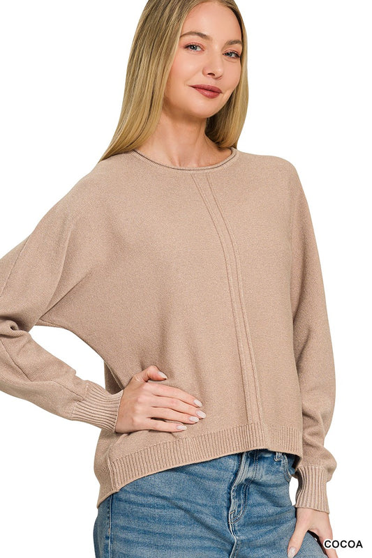 Super Soft Front Seam Sweater