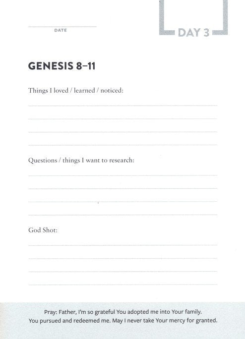 The Bible Recap Journal