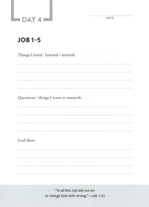 The Bible Recap Journal