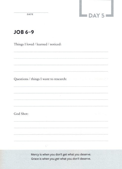 The Bible Recap Journal