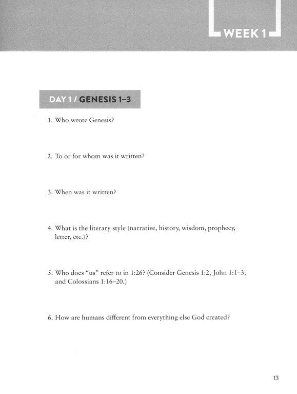 The Bible Recap Study Guide