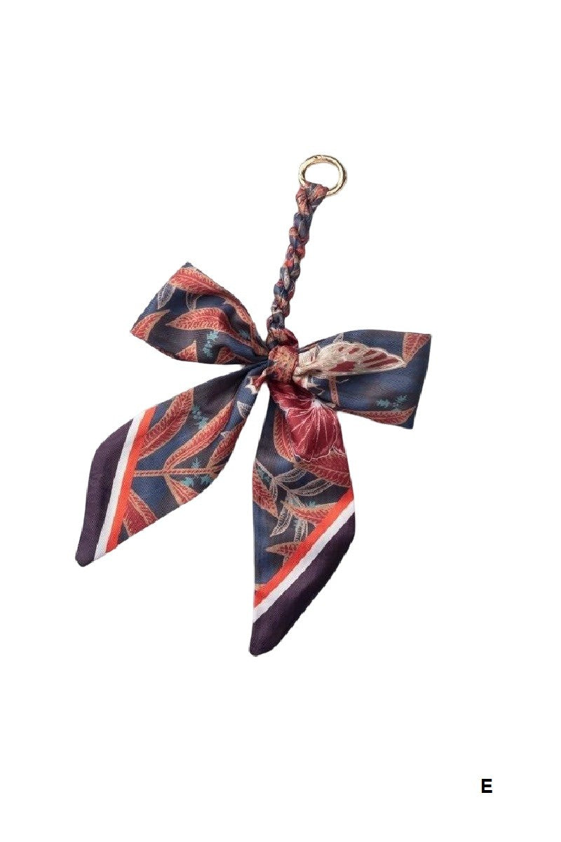 Handmade Scarf Bag Charm Keychain