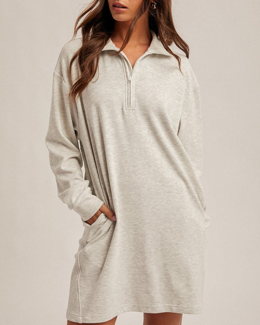 Brushed Lounge Sweatshirt Dress