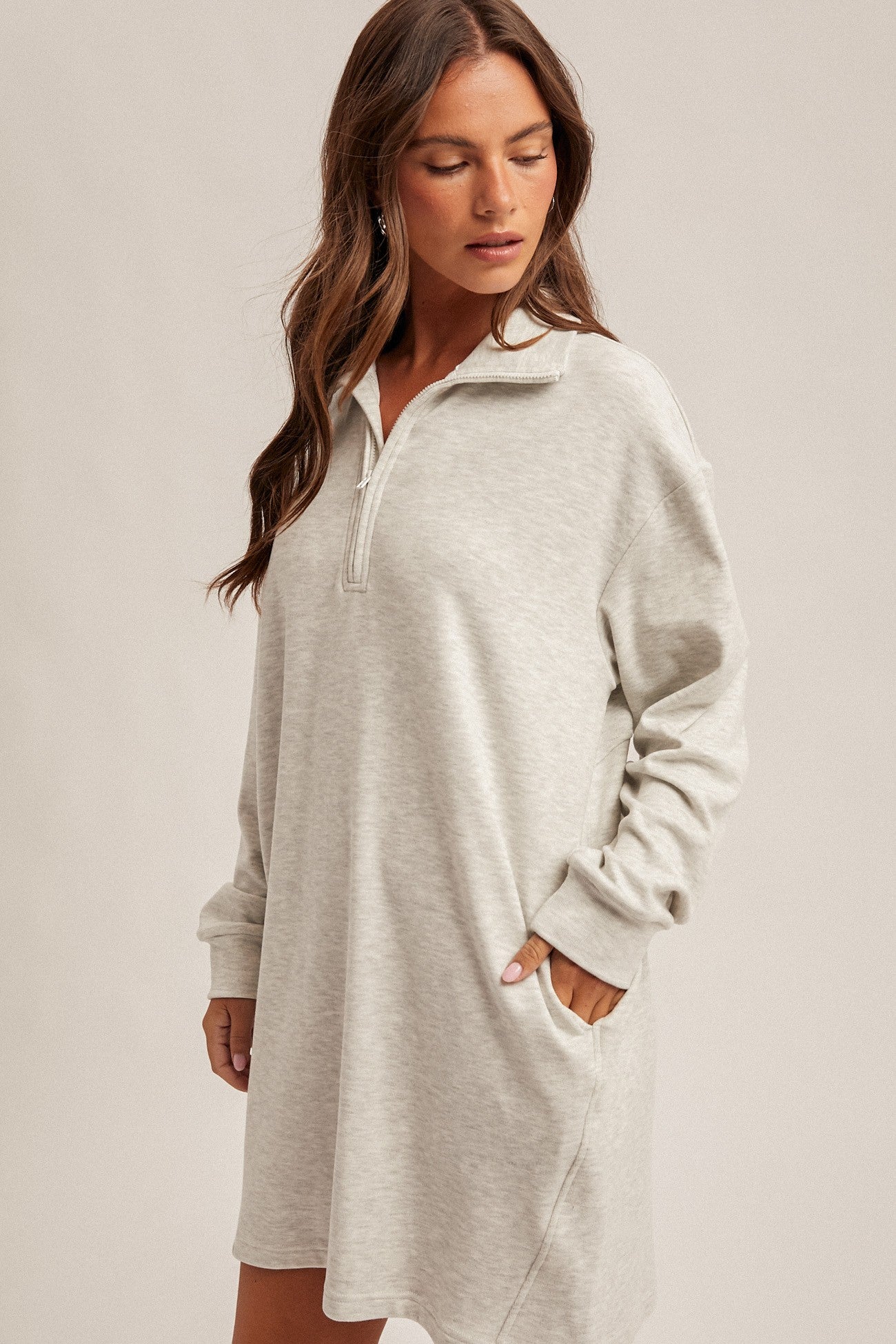 Brushed Lounge Sweatshirt Dress