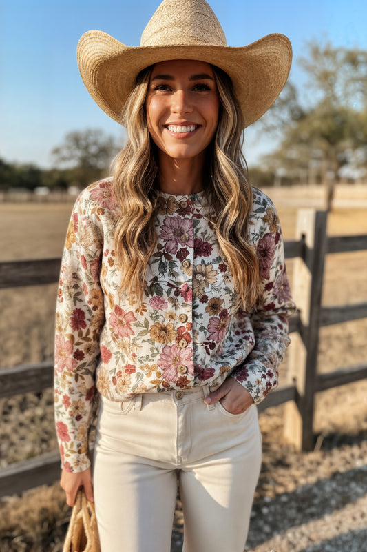 Floral Cardigan
