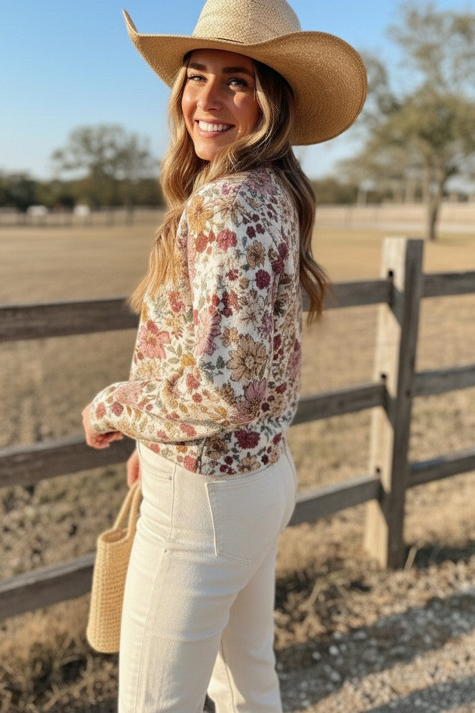 Floral Cardigan